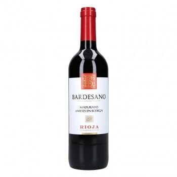 Vino do rioja bardesano tinto madurado 6 meses front packaging