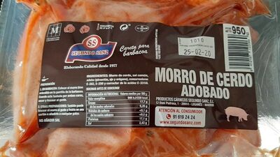 Morro de cerdo adobado