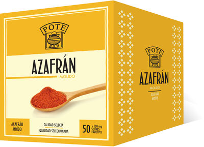 Azafrán Molido - Caja 50 sob x 100mg