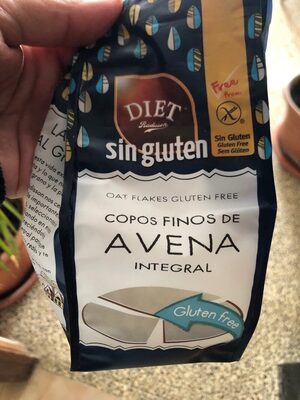 Copos finos de avena sin gluten