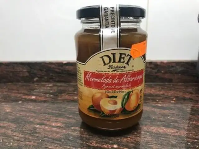 Mermelada de albaricoque front packaging