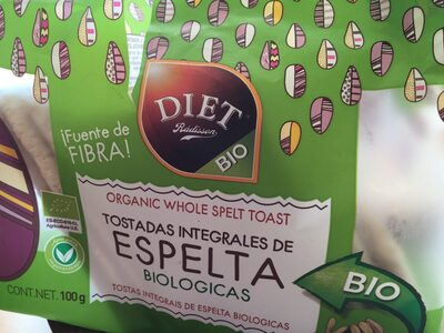 Tostadas integrales de espelta