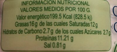 queso fresco cabra y vaca nutrition facts table