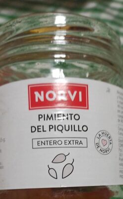 PIMIENTOS DE PIQUILLO NORVI front packaging