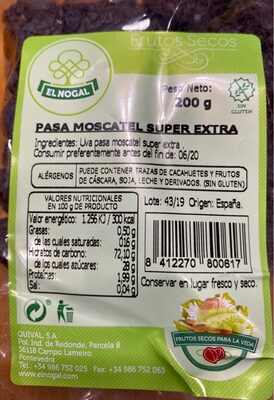 Pasa moscatel super extra