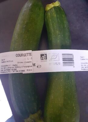 Courgettes bio