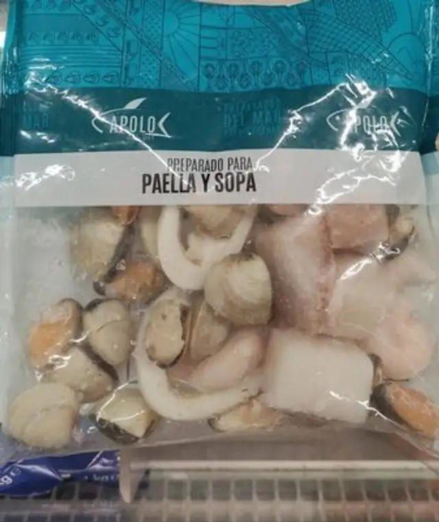 Preparado para paella y sopa front packaging