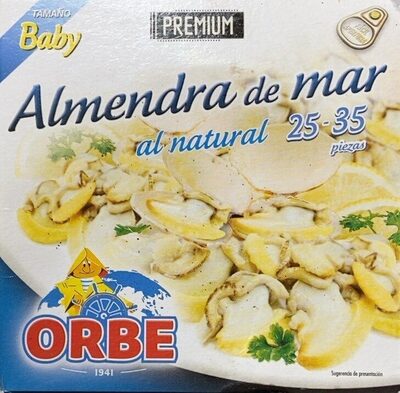 Almendra de mar al natural front packaging