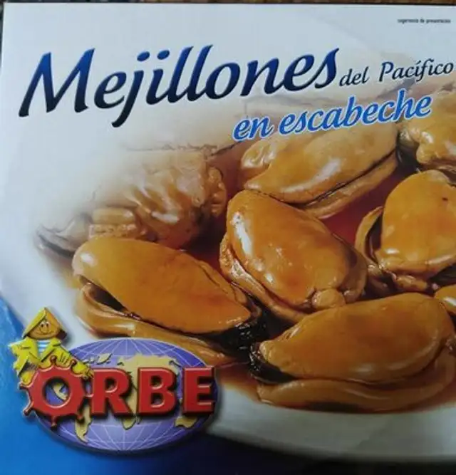 Mejillones en escabeche front packaging
