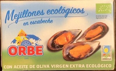 Mejillones ecológicos en escabeche