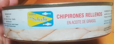 Chipirones rellenos en aceite de girasol