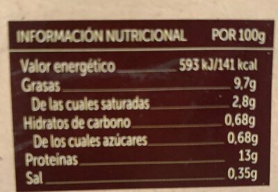 Huevos de corral nutrition facts table