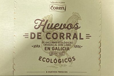Huevos de corral de gallinas criadas al aire libre