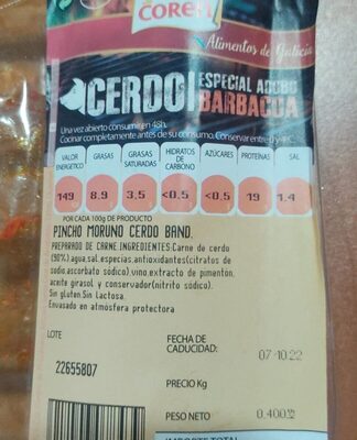 pincho moruno cerdo band