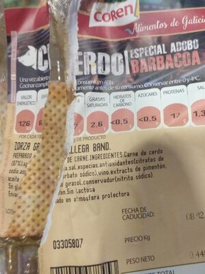 Zorza gallega bandeja