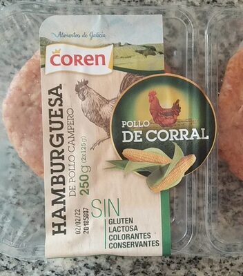 Hamburguesa de pollo Campero