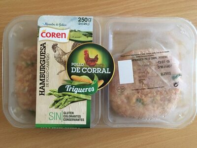 Hamburguesa Coren pollo de corral