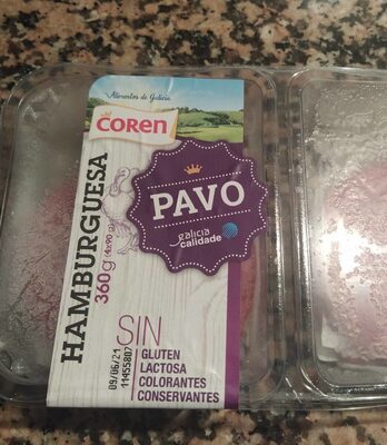 Hamburguesa Pavo front packaging