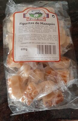 Figuritas de mazapán front packaging