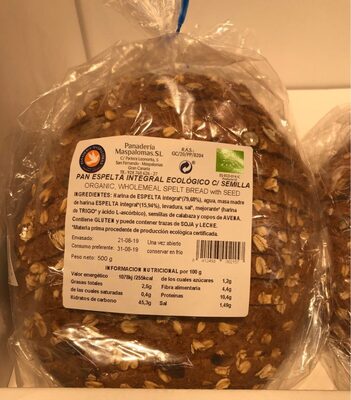 Pan Espelta Integral Ecológico