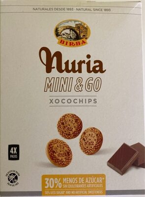 Galletas Nuria Mini&Go xocochips