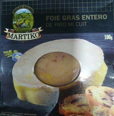 Foia gras entero de pato mi cuit