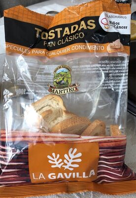 Tostadas pan clasico front packaging