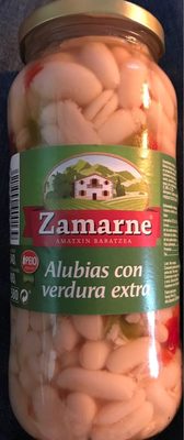 Alubias con verdura extra