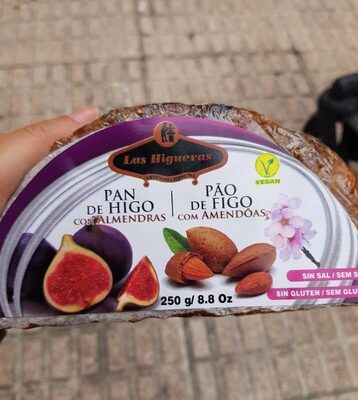 Pan de higo con almendras front packaging