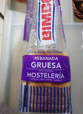 Pan de molde rebanada gruesa especial hostelería front packaging