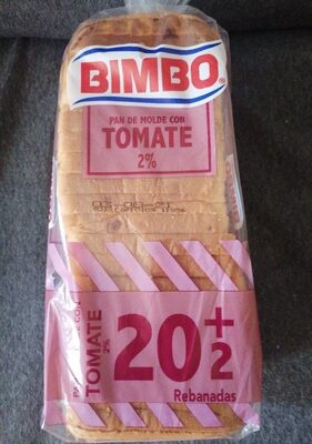 Pan de molde con tomate