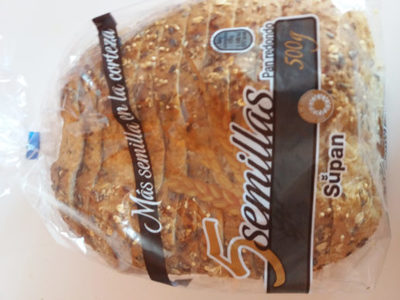 Pan redondo 5 semillas Supan