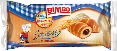 Sonrisas minicao croissants de chocolate front packaging