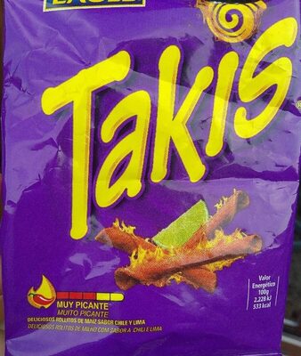 Takis Chile y Lima Muy Picante