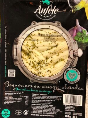 Boqueron en vinagre aliñado