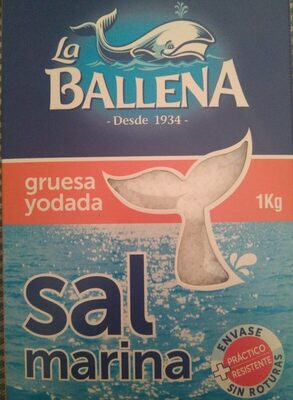 Sal Marina gruesa yodada