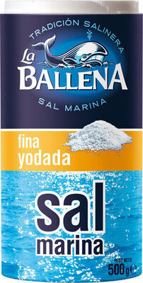 Sal marina fina yodada