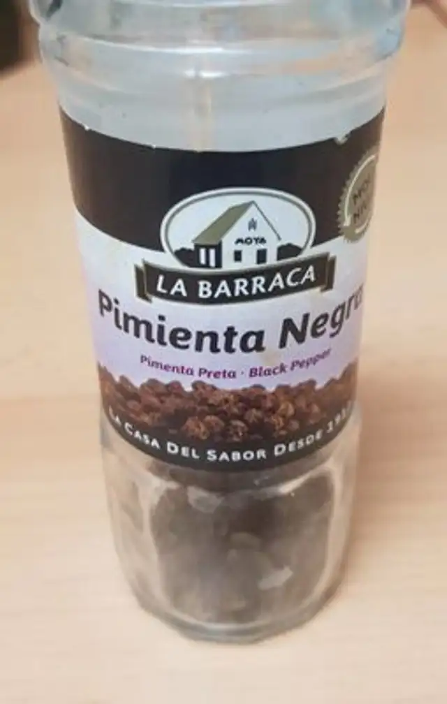 Pimienta negra front packaging