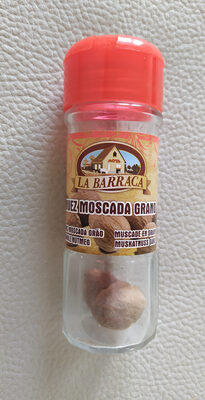 Nuez moscada grano front packaging