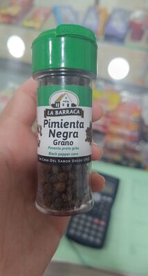 Pimienta negra grano front packaging