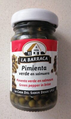 Pimiento Verde en Salmuera front packaging