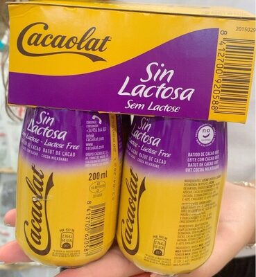 Cacaolat sin lactosa