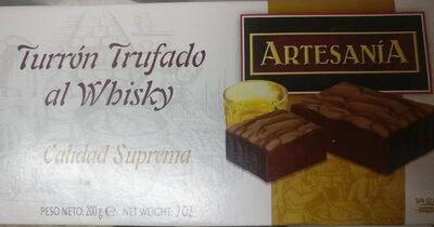 Turrón trufado al whisky