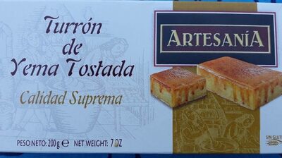 Turron De Yema Tostada, Calidad Suprema