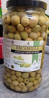 Aceitunas verdes sin hueso