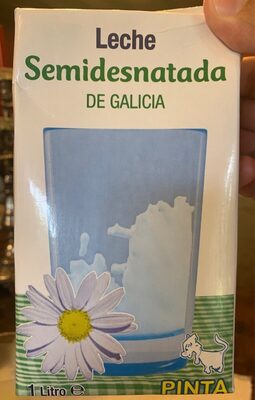 Leche Semidesnatada de Galicia front packaging