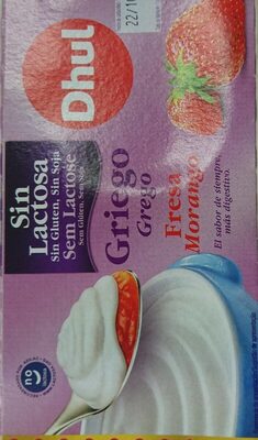 Your griego fresa sin lactosa