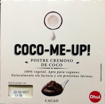 Postre cremoso de coco Cacao