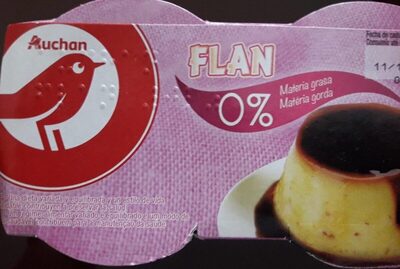 Flan 0% front packaging