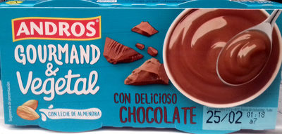 Gourmand & Vegetal Con leche de almendra Chocolate
